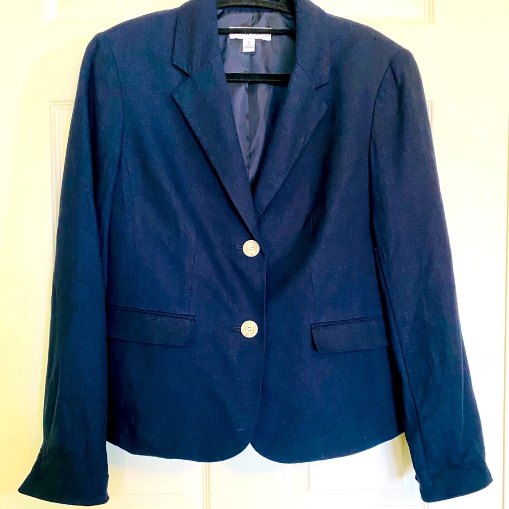 🎉HP🎉 Linen blend jacket